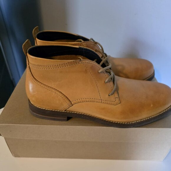 Cole Haan Tan Leather Men's Boots - Picture 9 of 13